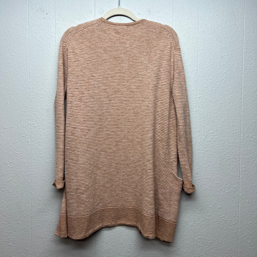Madewell Open Front Cardigan Womens Small Cotton Stretch Long Length Casual - Picture 6 of 11